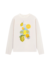 Áo Thun Dài Tay Summer Vibes Lemon Shopping