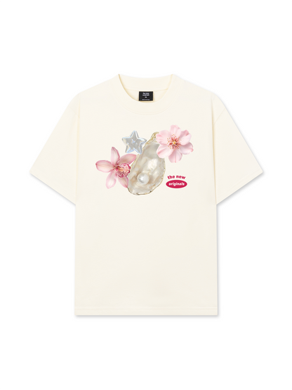 Áo Thun Relaxed Fit Pearl Bloom
