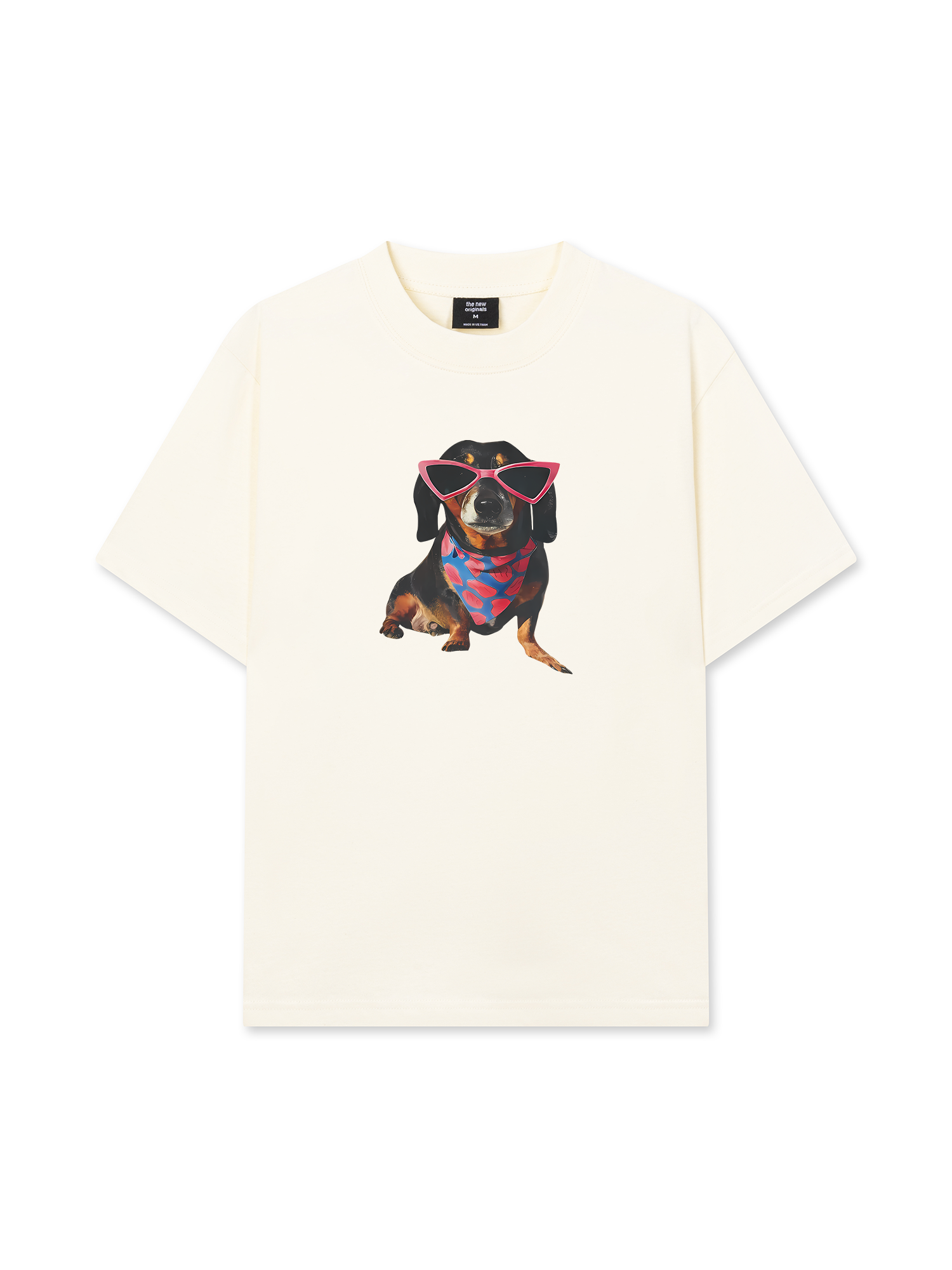 Áo Thun Relaxed Fit Animal Pink Glasses