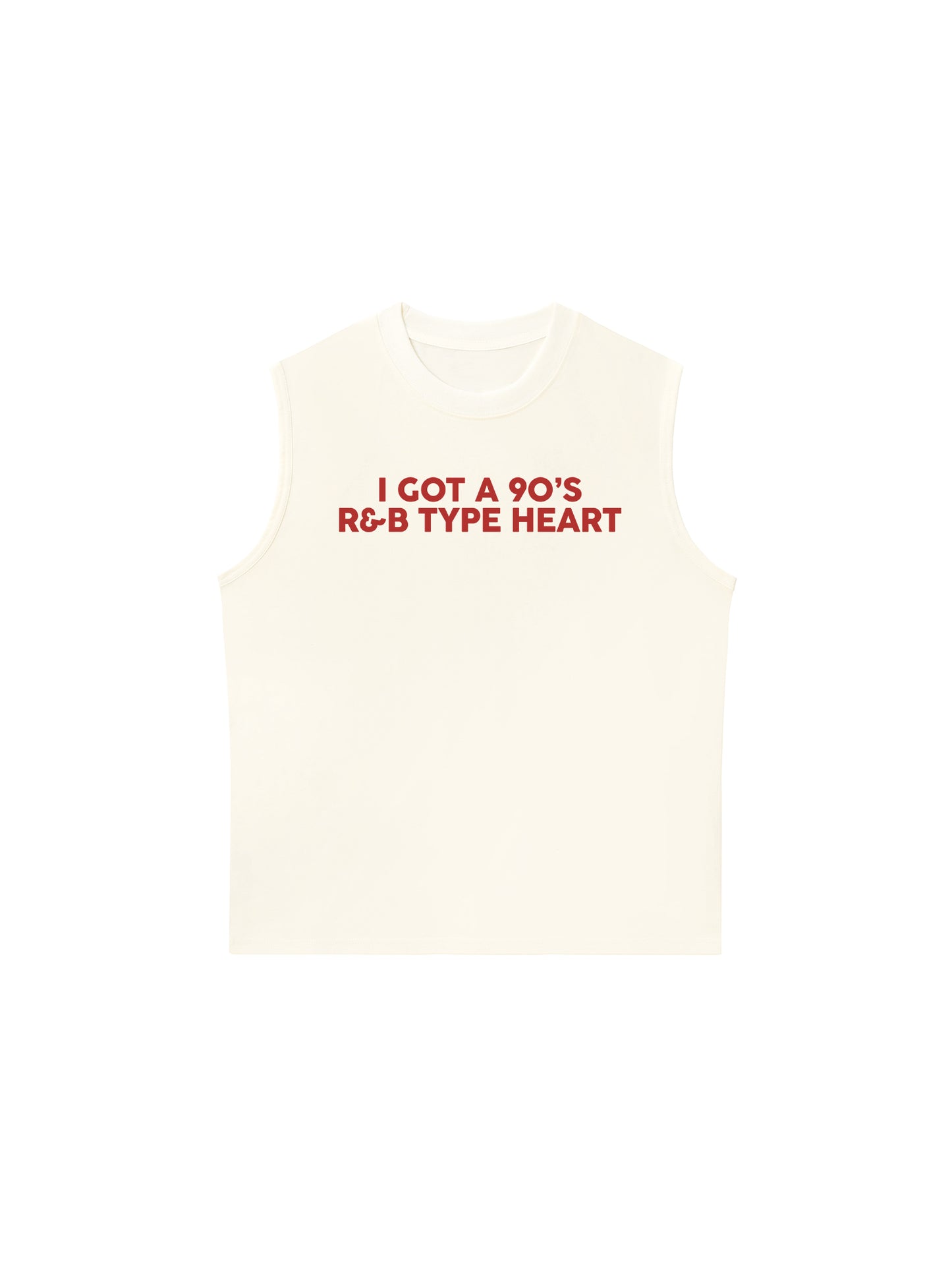 Áo Ba Lỗ Relaxed Fit 90_s Heart