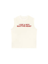 Áo Ba Lỗ Relaxed Fit 90_s Heart