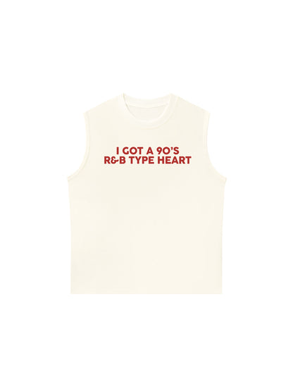 Áo Ba Lỗ Relaxed Fit 90_s Heart