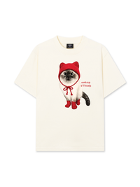 Áo Thun Relaxed Fit Working O'ttreats Red Meow
