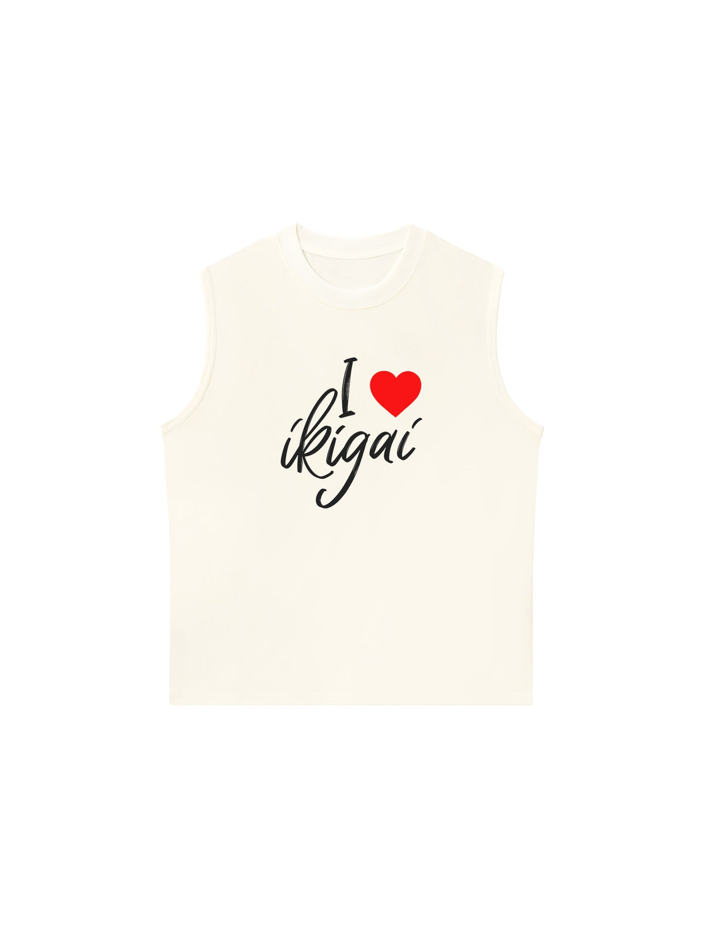 Áo Ba Lỗ Relaxed Fit I Love Ikigai