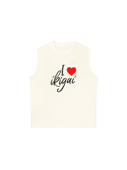 Áo Ba Lỗ Relaxed Fit I Love Ikigai