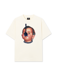 Áo Thun Relaxed Fit Funny Spoon-covered Face Boy