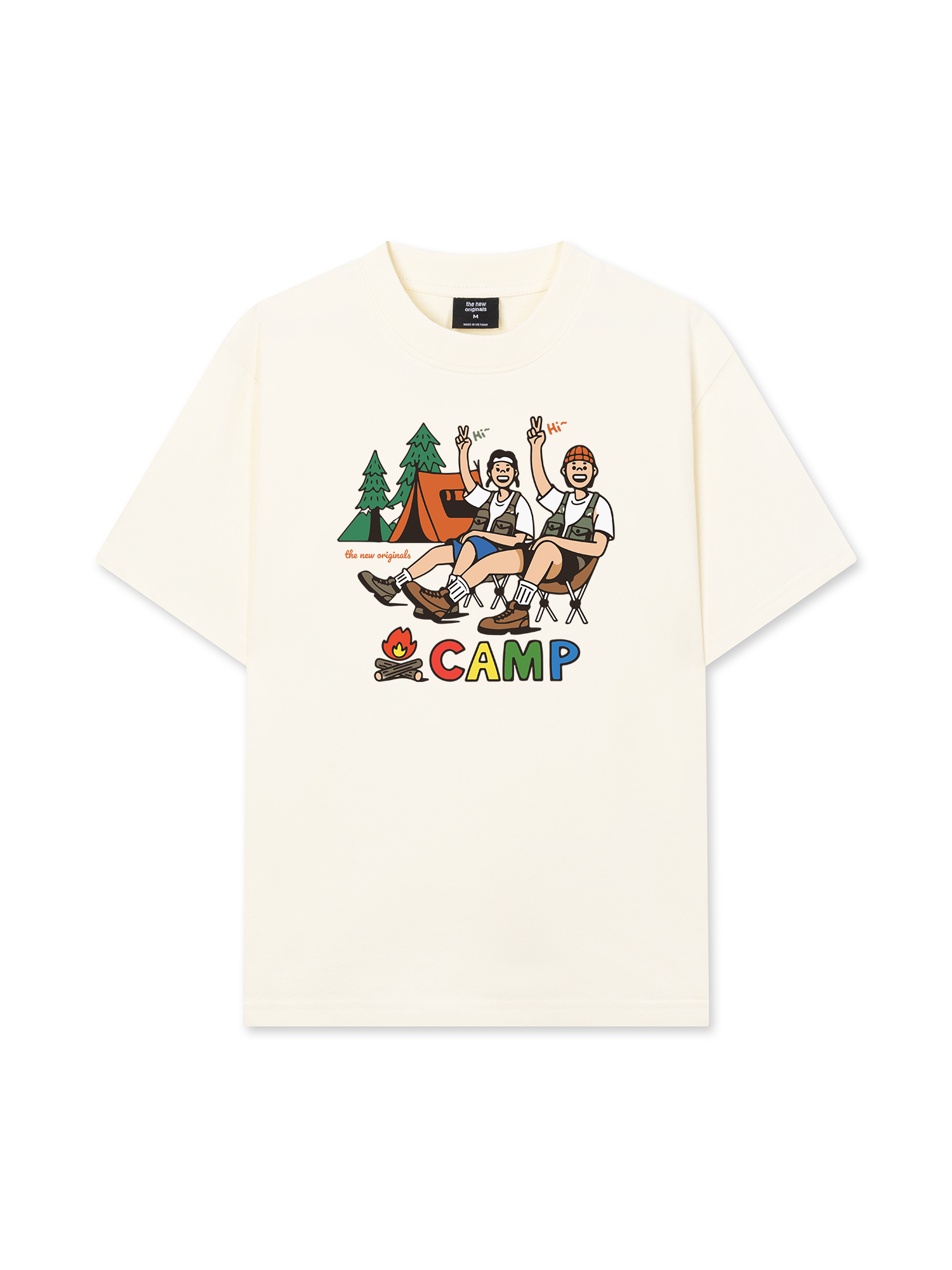 Áo Thun Relaxed Fit Go Camping