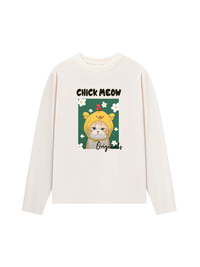 Áo Thun Dài Tay Chick Meow