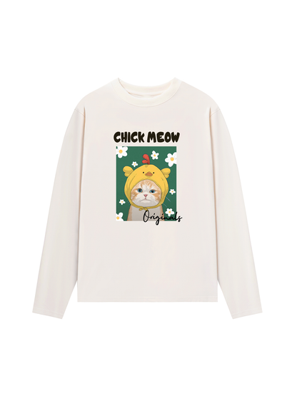 Áo Thun Dài Tay Chick Meow