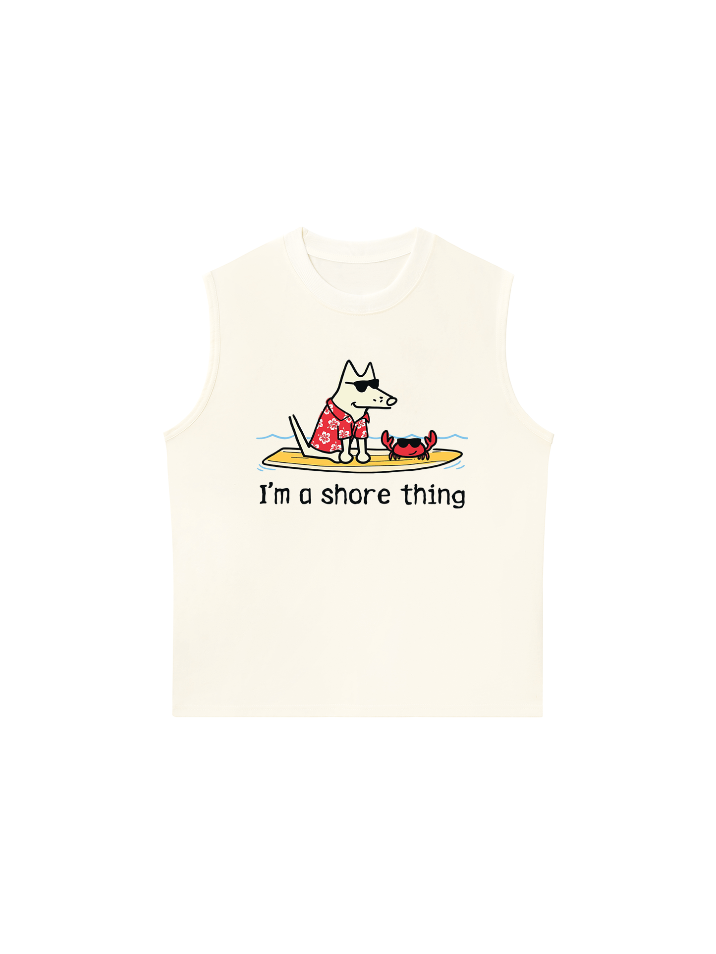 Áo Ba Lỗ Relaxed Fit Go Outside I_m A Shore Thing
