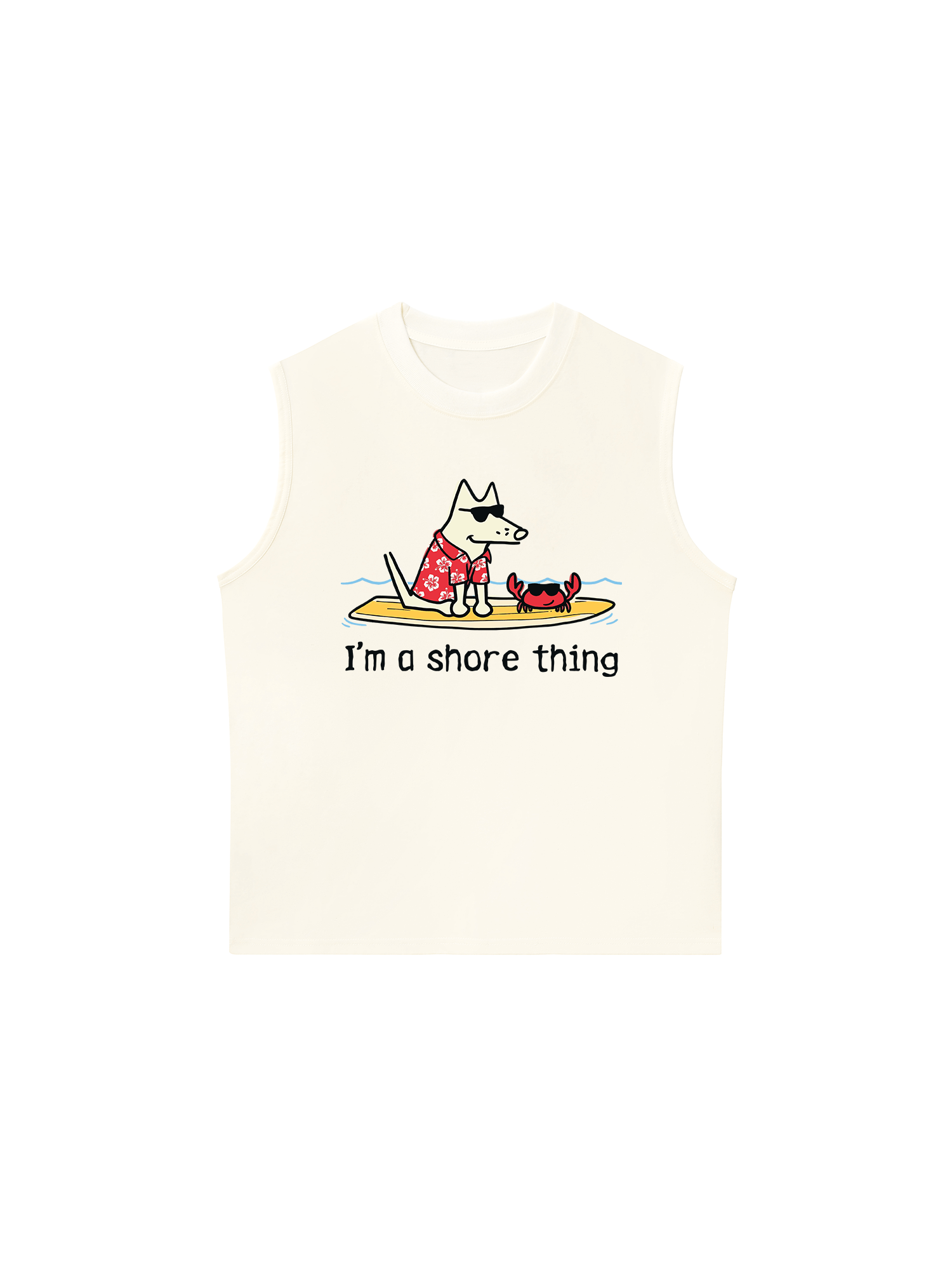 Áo Ba Lỗ Relaxed Fit Go Outside I_m A Shore Thing