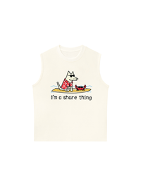 Áo Ba Lỗ Relaxed Fit Go Outside I_m A Shore Thing