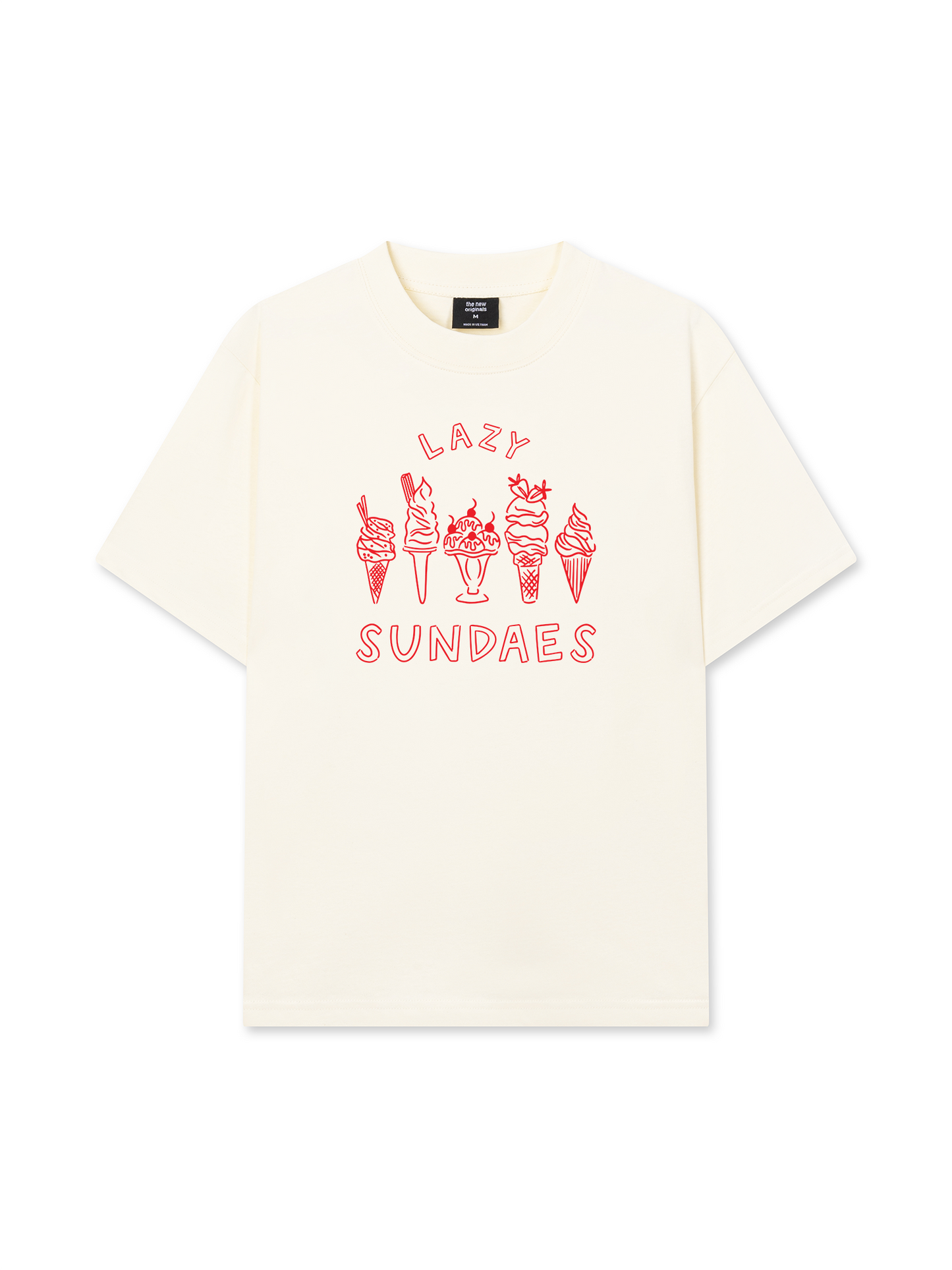 Áo Thun Relaxed Fit Lazy Sundae