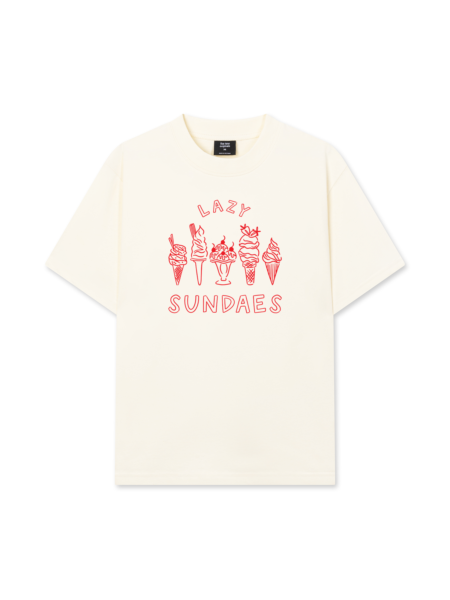 Áo Thun Relaxed Fit Lazy Sundae