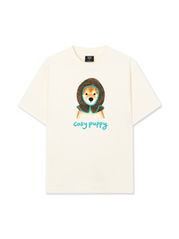 Áo Thun Relaxed Fit Blue Tiffany Cozy Puppy