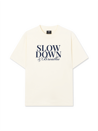 Áo Thun Relaxed Fit Slow Down & Breathe