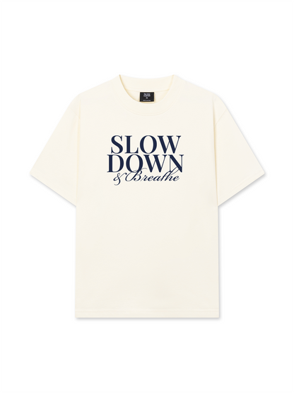Áo Thun Relaxed Fit Slow Down & Breathe