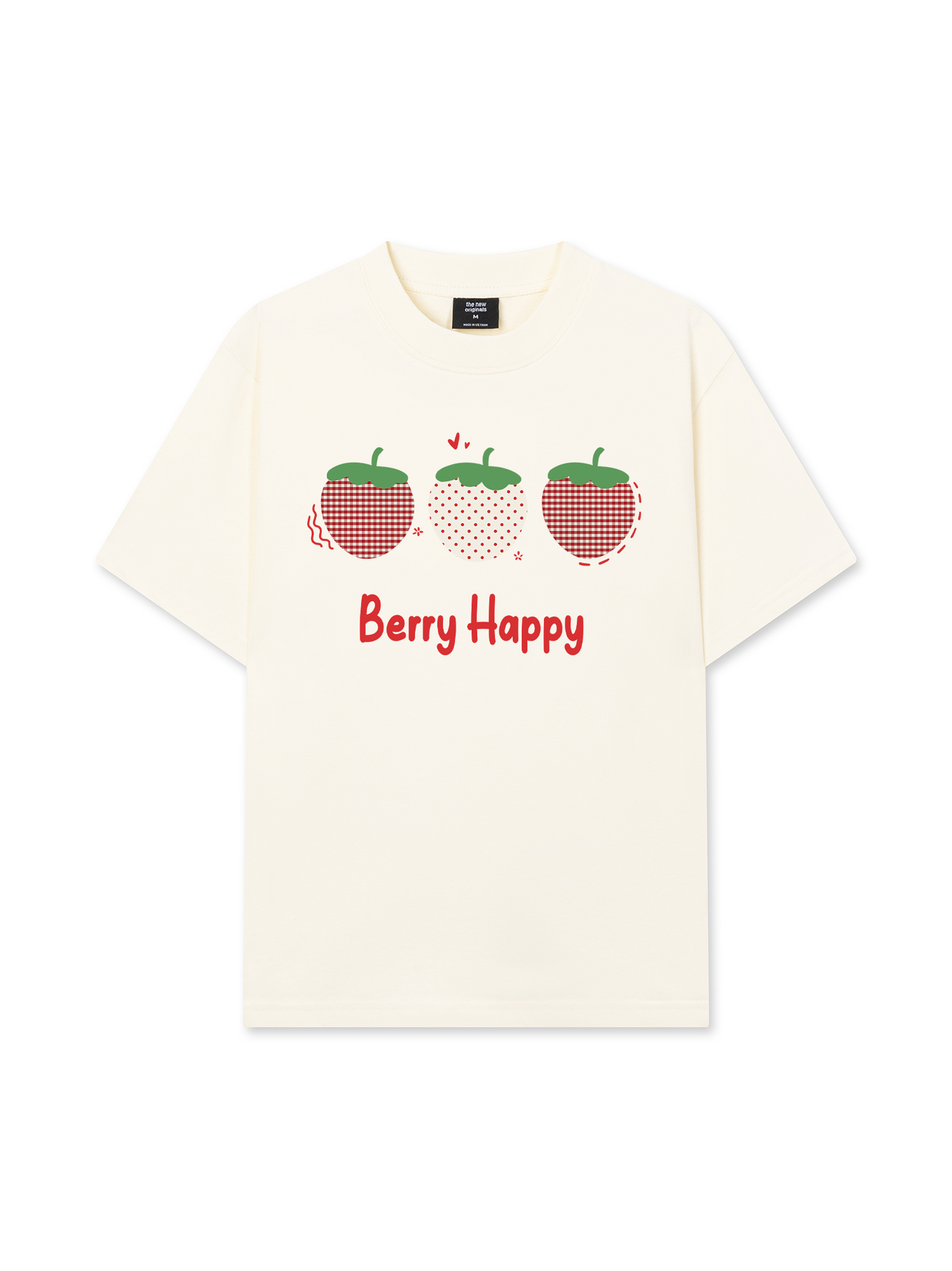 Áo Thun Relaxed Fit Daily Cuties Berry Happy