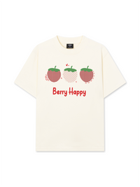 Áo Thun Relaxed Fit Daily Cuties Berry Happy