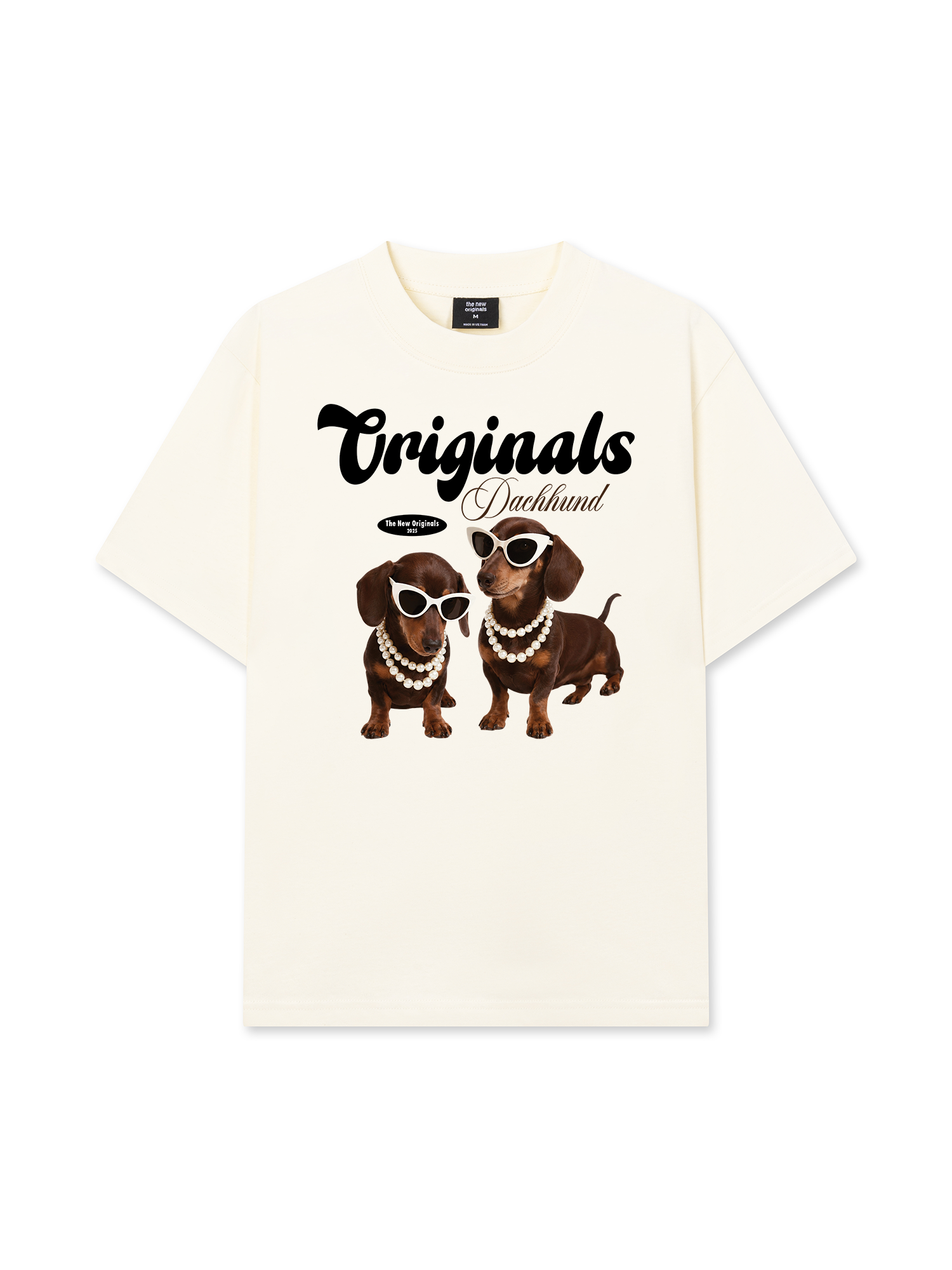Áo Thun Relaxed Fit Dachhund Originals Blue Tiffany
