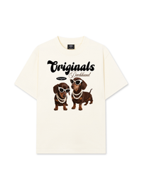 Áo Thun Relaxed Fit Dachhund Originals Blue Tiffany