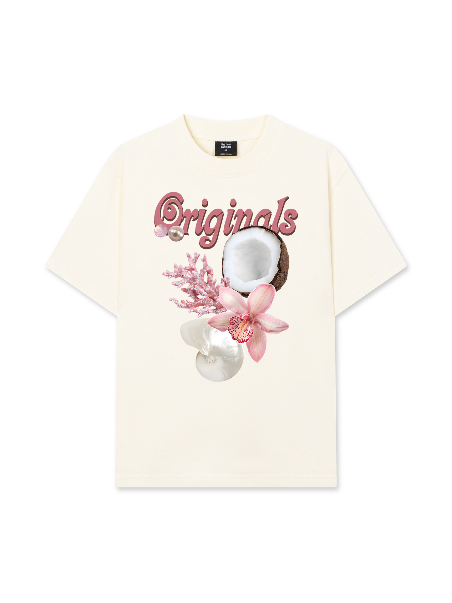 Áo Thun Relaxed Fit Summer Vibes Pink Girl Beachy