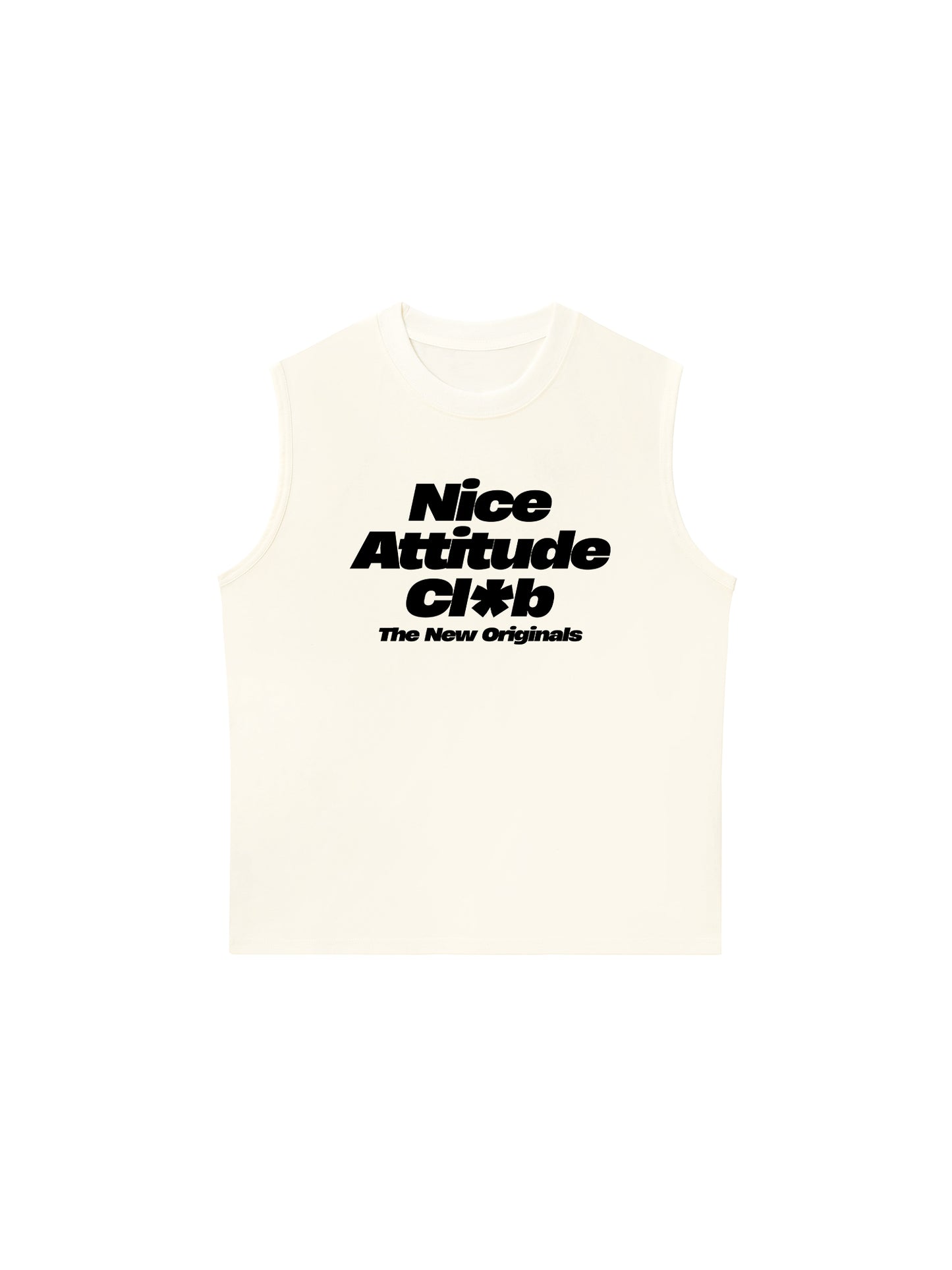 Áo Ba Lỗ Relaxed Fit  Life Vibe Nice Attitude