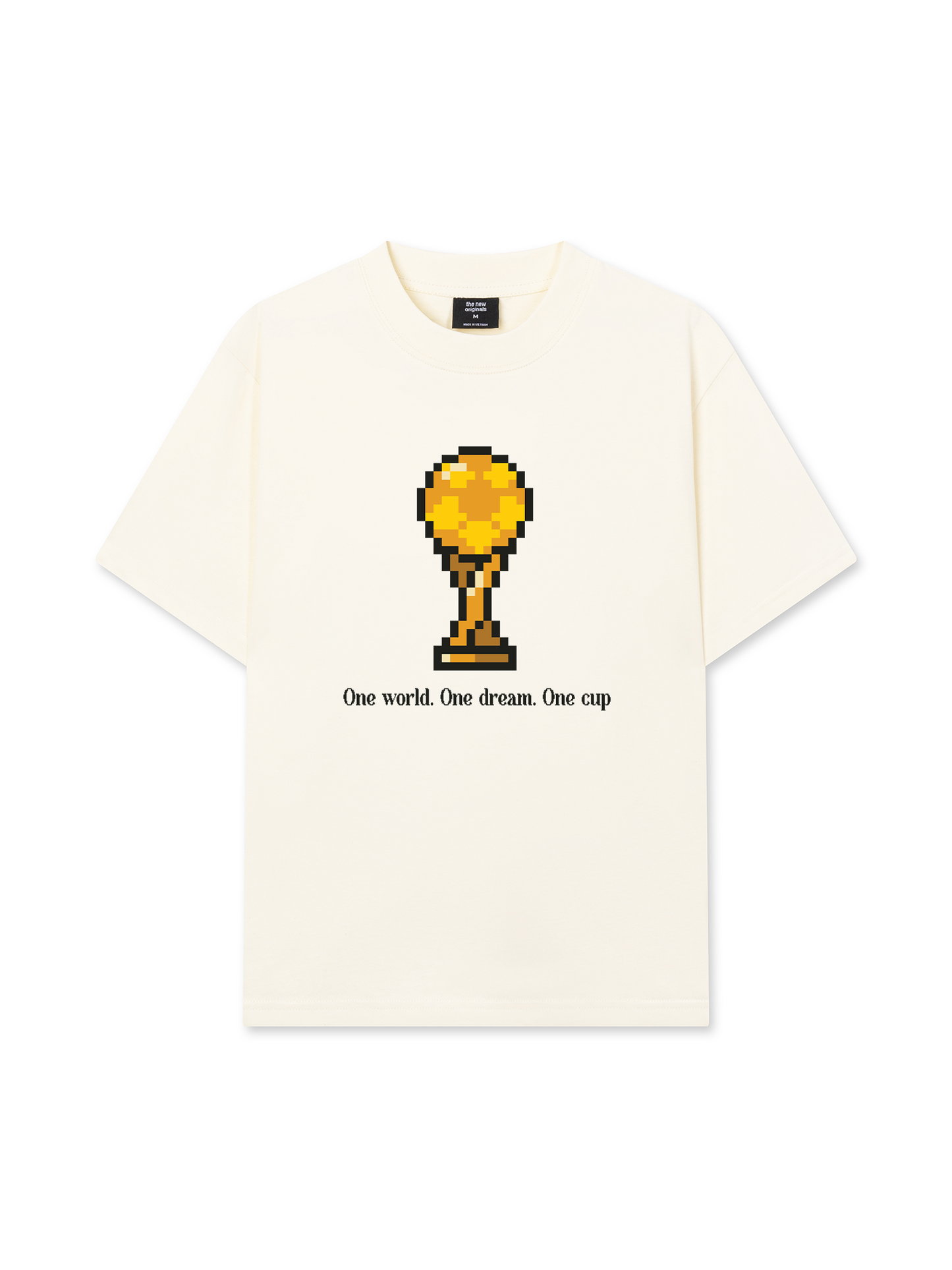 Áo Thun Relaxed Fit Pixel Universe World Cup