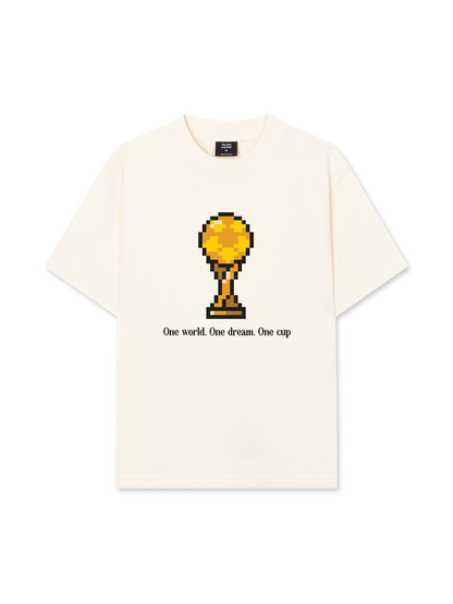Áo Thun Relaxed Fit Pixel Universe World Cup