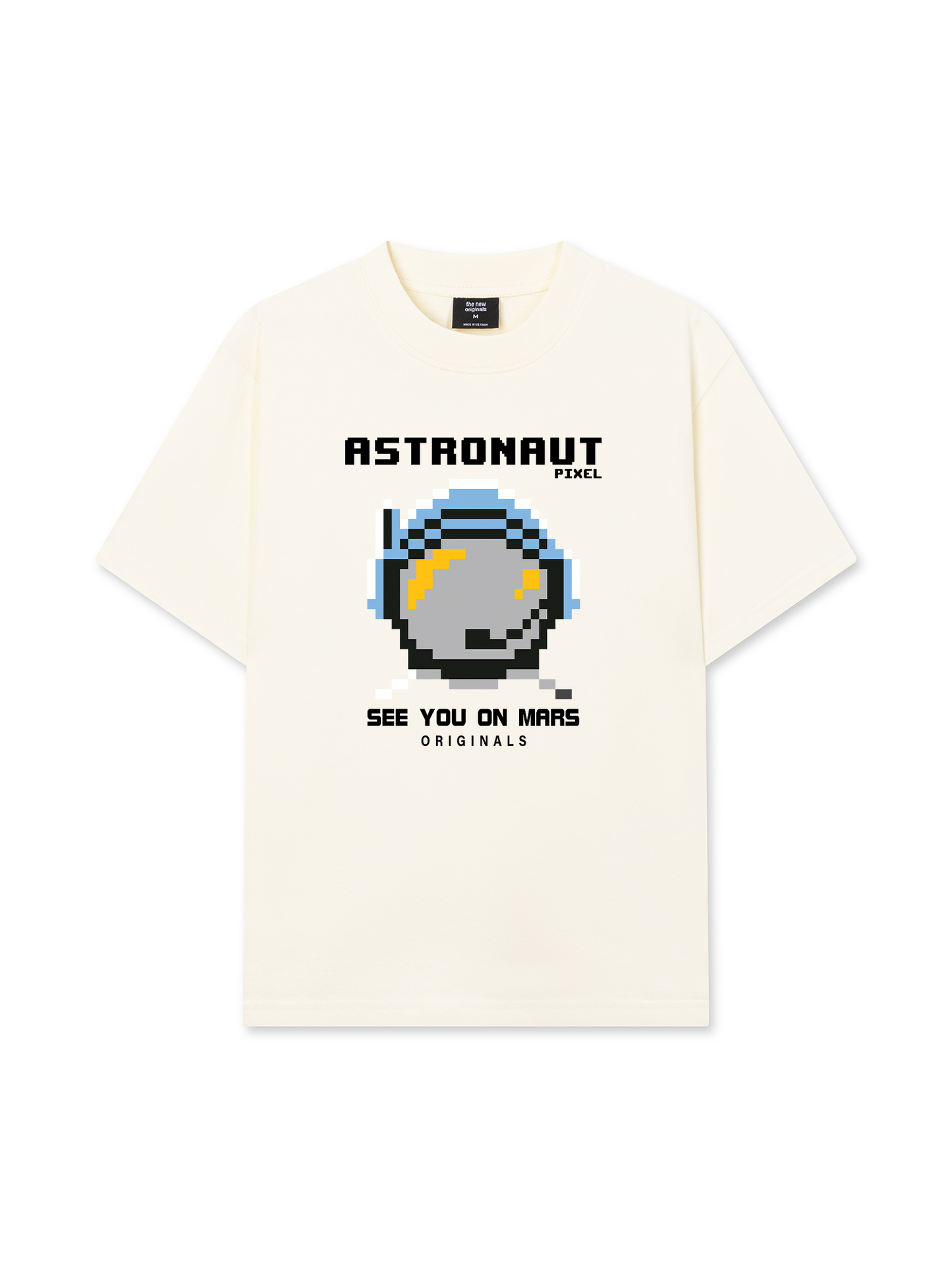 Áo Thun Relaxed Fit Pixel Universe Astronaut