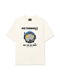 Áo Thun Relaxed Fit Pixel Universe Astronaut