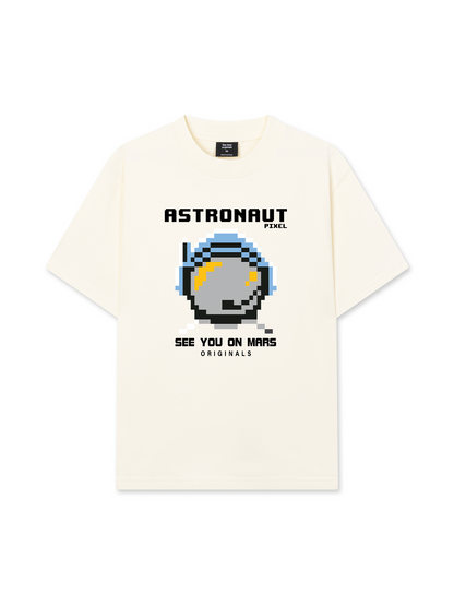 Áo Thun Relaxed Fit Pixel Universe Astronaut