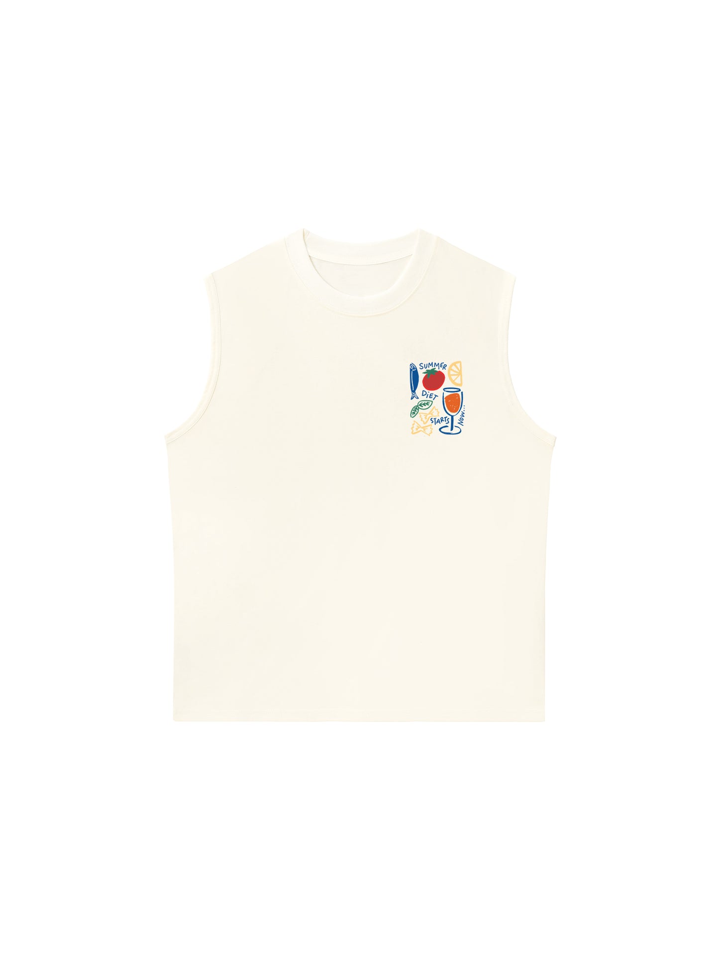 Áo Ba Lỗ Relaxed Fit Ocean Summer Start Now