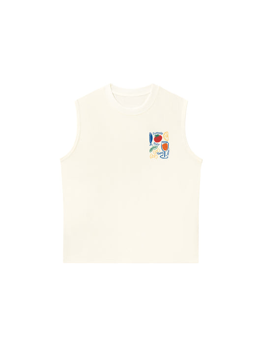 Áo Ba Lỗ Relaxed Fit Ocean Summer Start Now