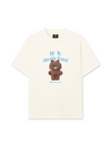 Áo Thun Relaxed Fit Teddy Land Oh My Brown