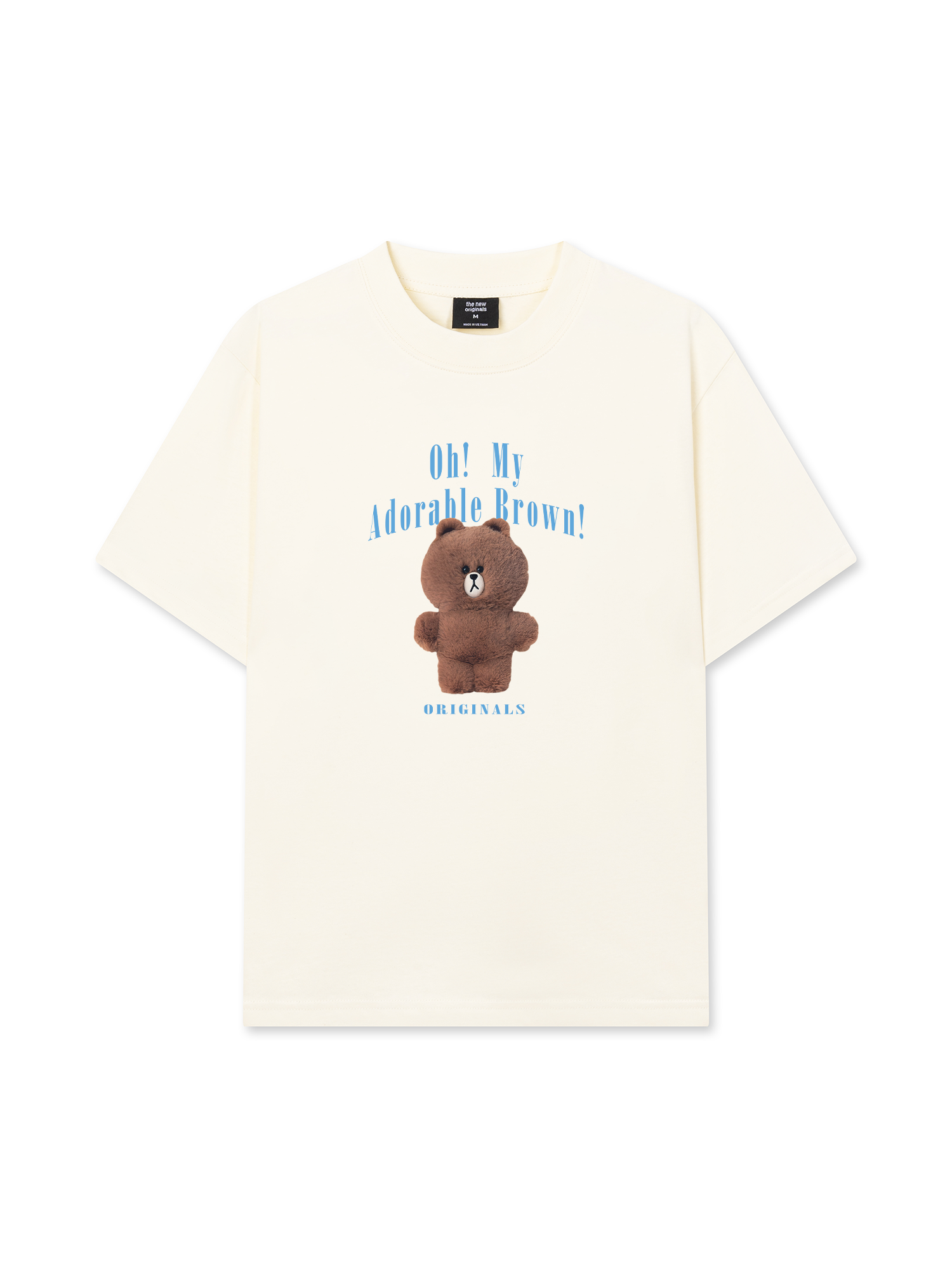 Áo Thun Relaxed Fit Teddy Land Oh My Brown