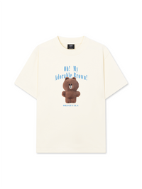 Áo Thun Relaxed Fit Teddy Land Oh My Brown