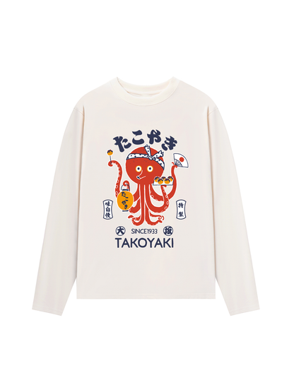 Áo Thun Dài Tay Takoyaki Chan
