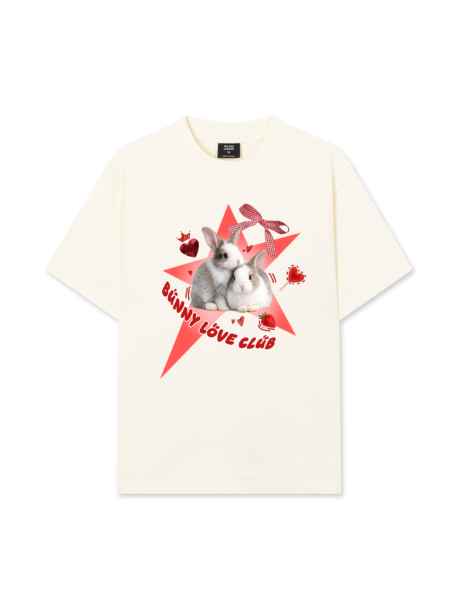 Áo Thun Relaxed Fit Daily Cuties Bunny Love Club