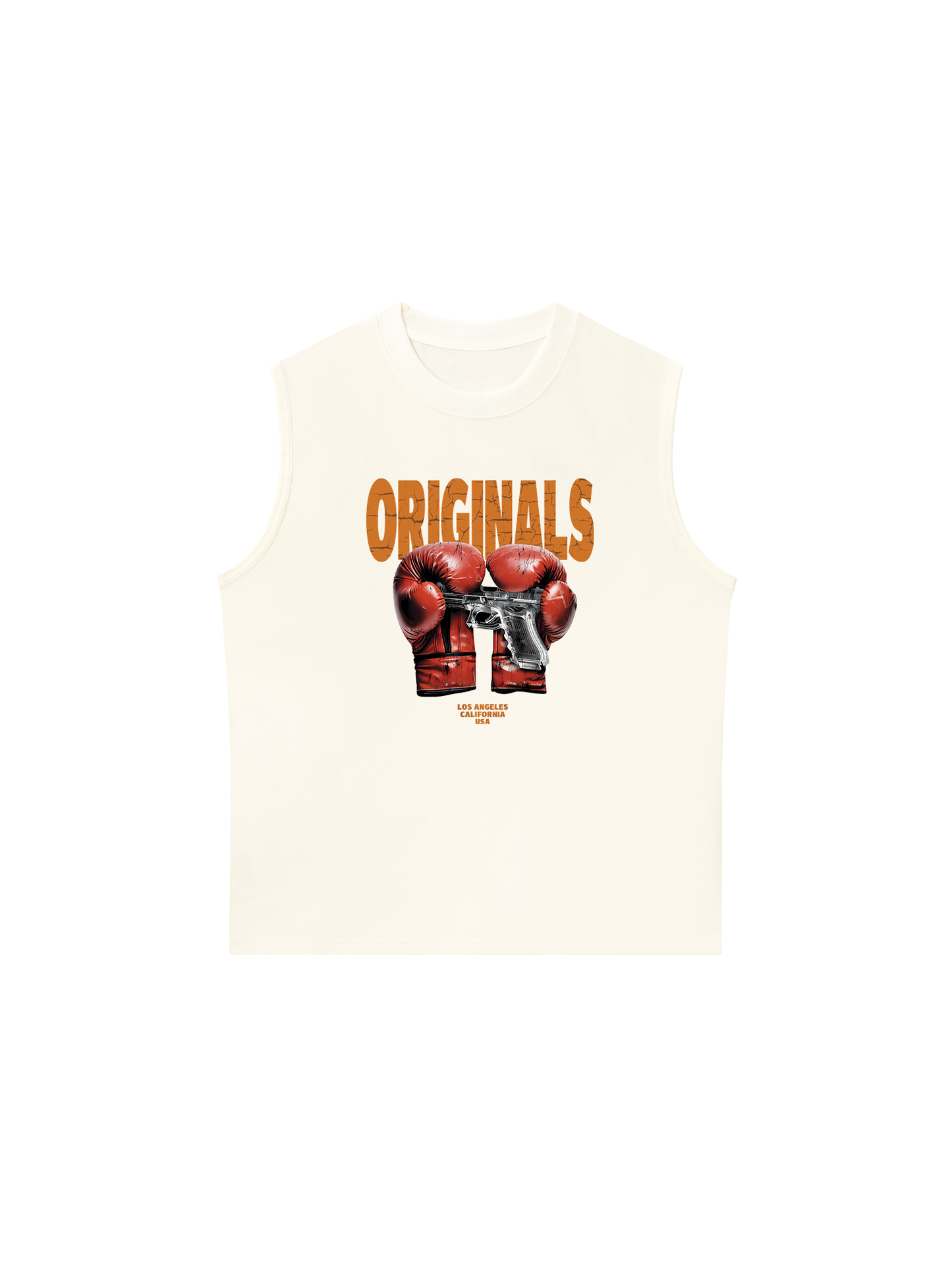 Áo Ba Lỗ Relaxed Fit Fitness Boxing Gun