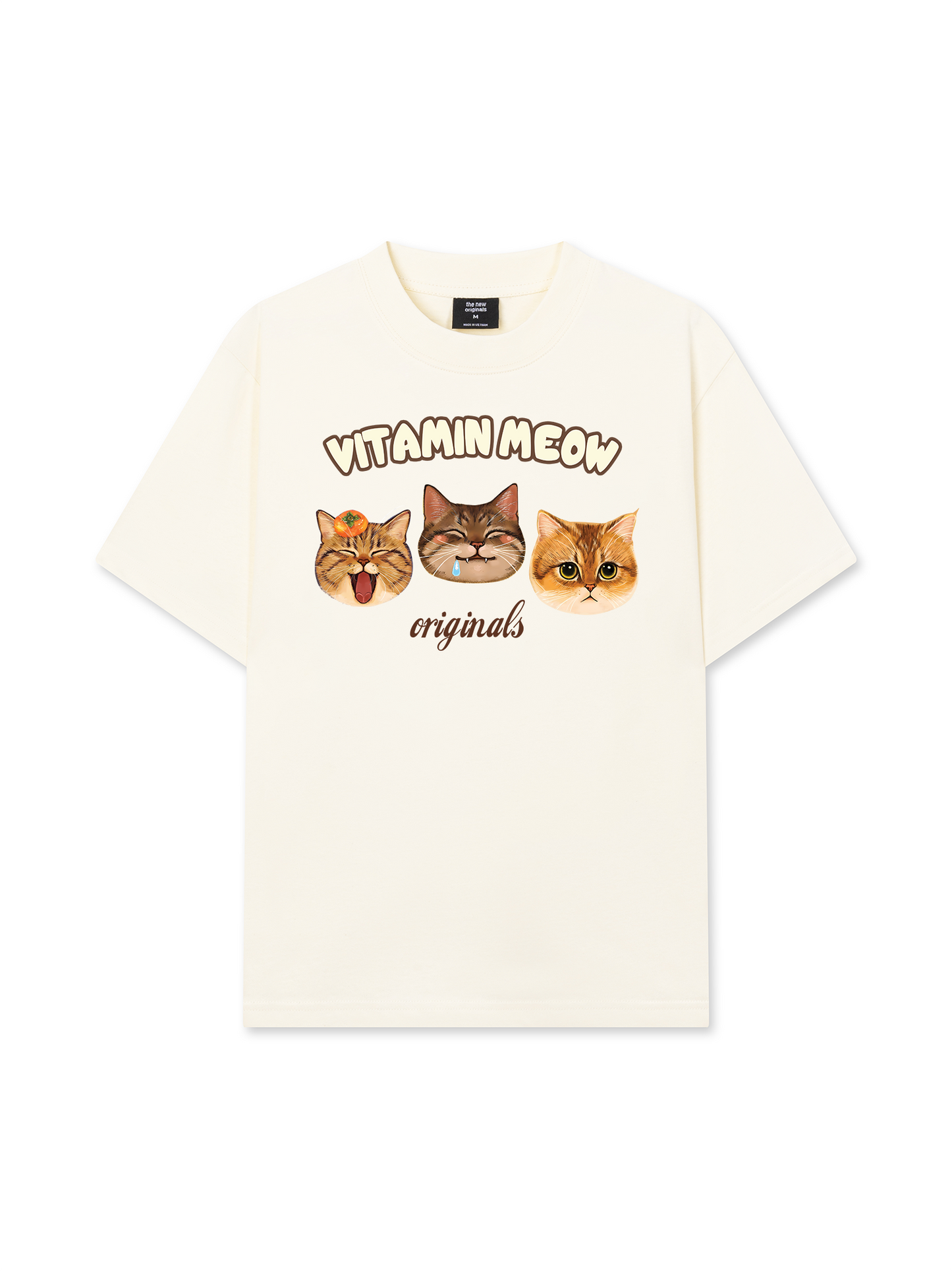 Áo Thun Relaxed Fit Vitamin Meow