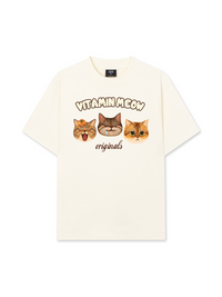 Áo Thun Relaxed Fit Vitamin Meow