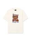 Áo Thun Relaxed Fit Crazy Cat