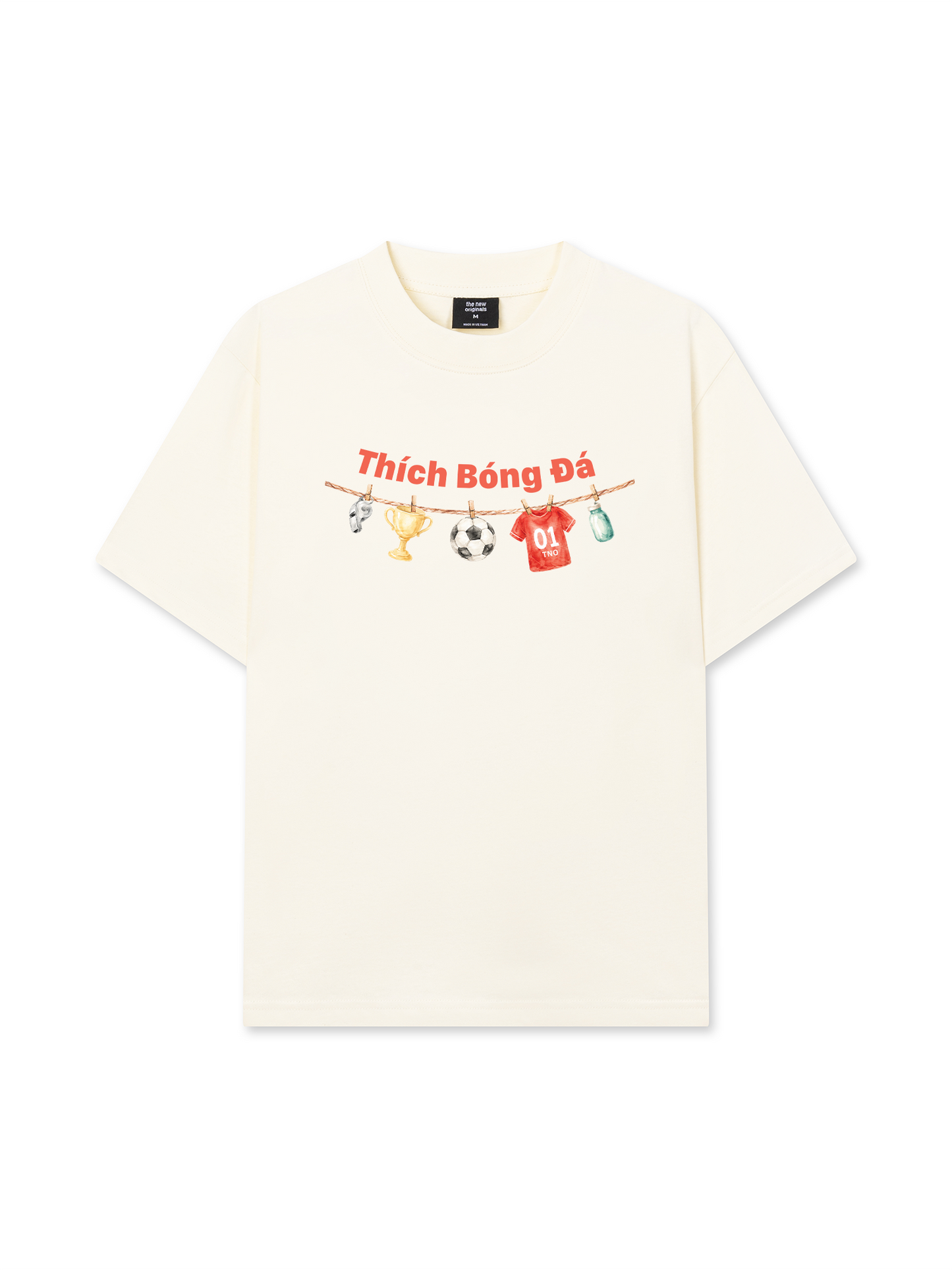 Áo Thun Relaxed Fit Thích Bóng Đá