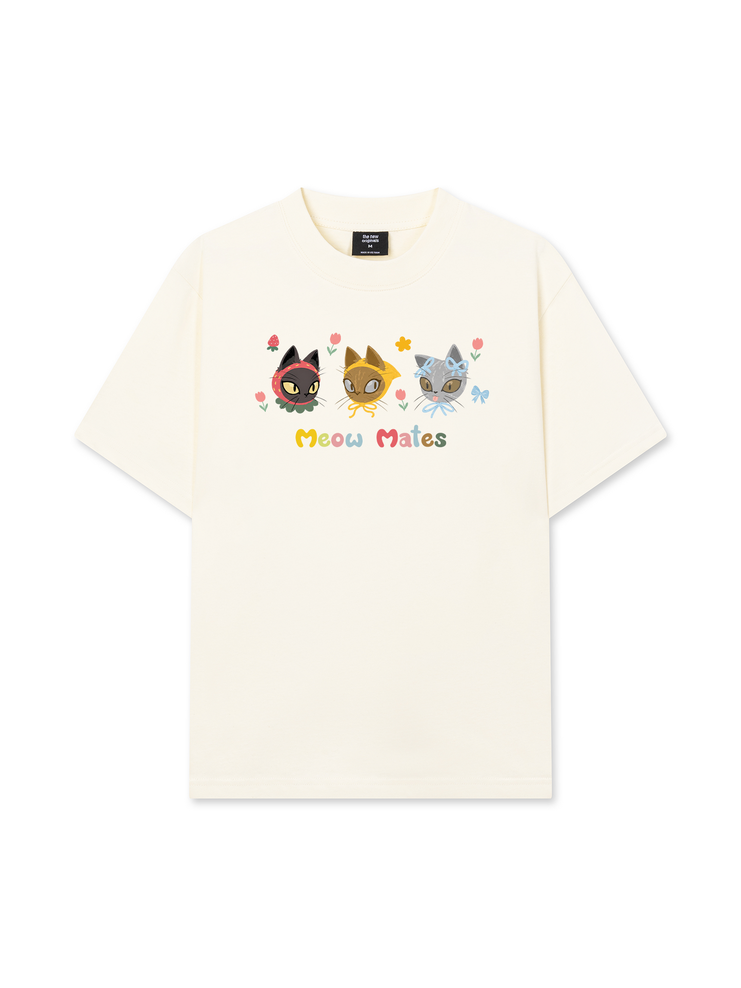 Áo Thun Relaxed Fit Meow Mates