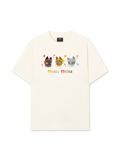 Áo Thun Relaxed Fit Meow Mates