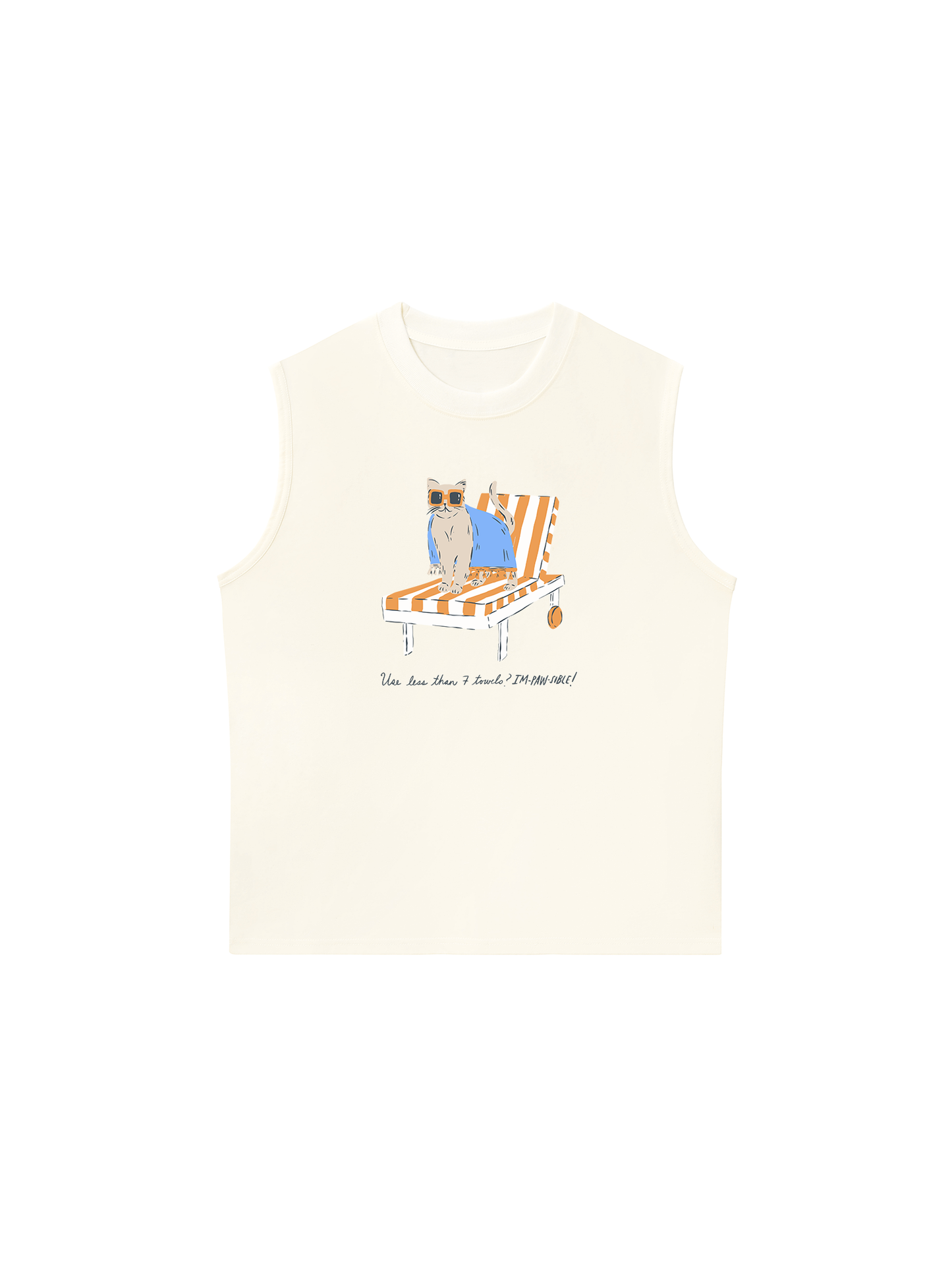 Áo Ba Lỗ Relaxed Fit Im Paw Sible