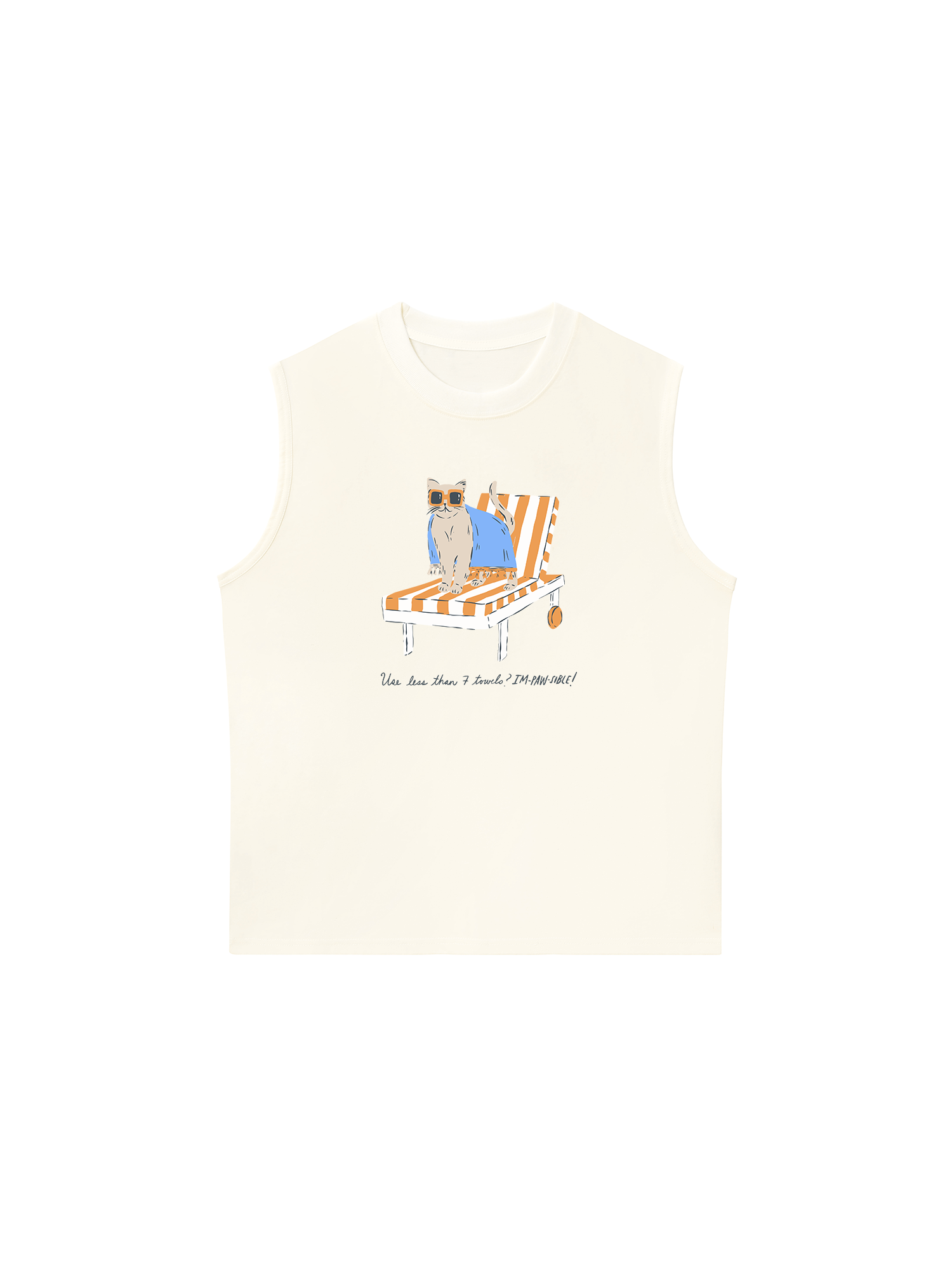 Áo Ba Lỗ Relaxed Fit Im Paw Sible