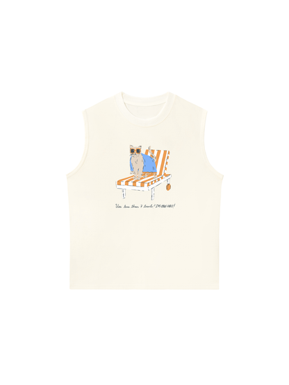 Áo Ba Lỗ Relaxed Fit Im Paw Sible