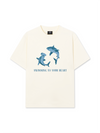 Áo Thun Relaxed Fit Pixel Universe Swimming To Your Heart